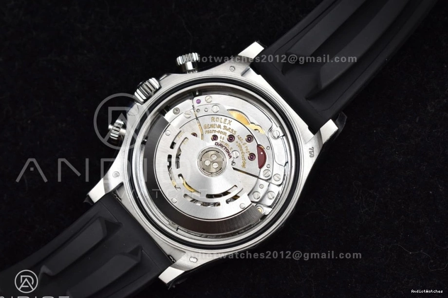 on Edition 116519 Daytona Contemporary Black Dial 768 Best Rubber Oysterflex Strap 1:1 Diamonds SA BTF 0108